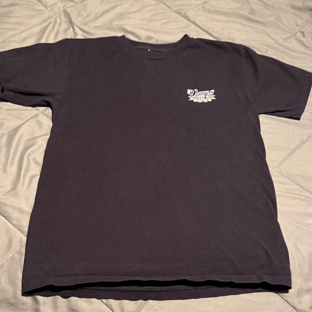Men's Black Billiard Hall Vans Tee